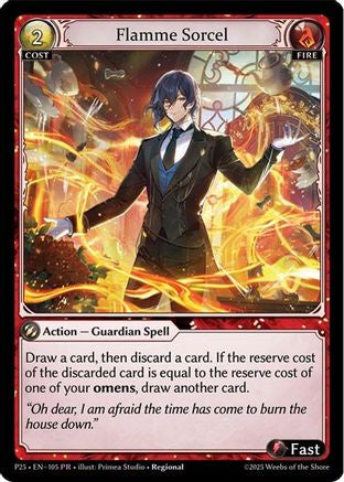 Flamme Sorcel (105) - Promotional Cards