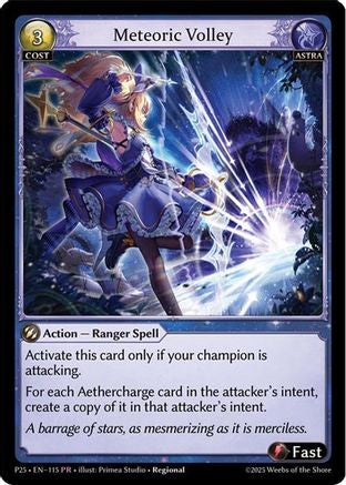 Meteoric Volley (115) - Promotional Cards