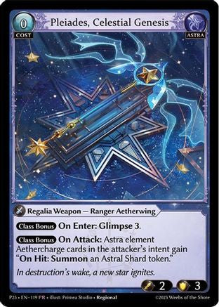 Pleiades, Celestial Genesis (119) - Promotional Cards Foil