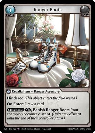 Ranger Boots (122) - Promotional Cards Foil