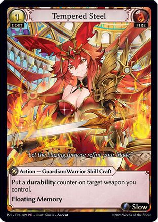 Tempered Steel (089) - Promotional Cards