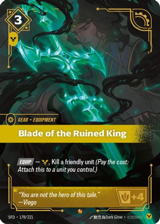 Blade of the Ruined King (178/221) CN - Spiritforged Foil