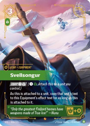 Svellsongur (059/221) CN - Spiritforged Foil