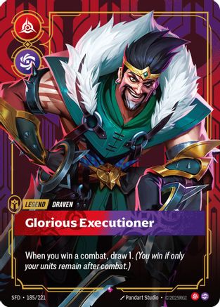 Draven - Glorious Executioner (185/221) CN - Spiritforged Foil