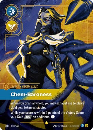 Renata Glasc - Chem-Baroness (Overnumbered) (249/221) CN - Spiritforged Foil