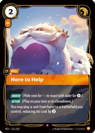 Here to Help (111/221) CN - Spiritforged Foil