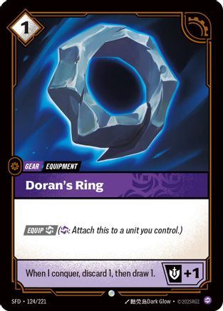 Doran's Ring (124/221) CN - Spiritforged Foil