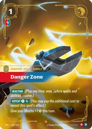 Danger Zone (182/221) CN - Spiritforged Foil