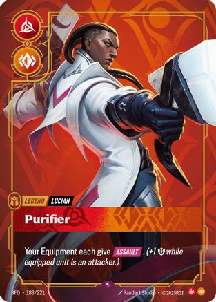 Lucian - Purifier (183/221) CN - Spiritforged Foil