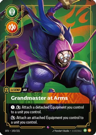 Jax - Grandmaster At Arms (193/221) CN - Spiritforged Foil