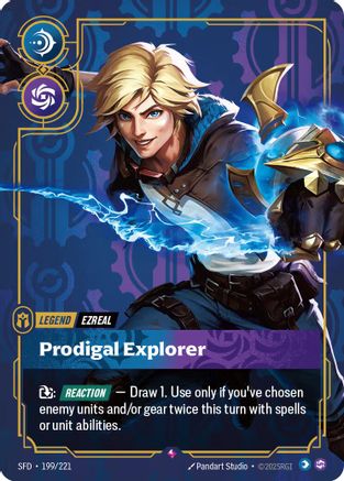 Ezreal - Prodigal Explorer (199/221) CN - Spiritforged Foil