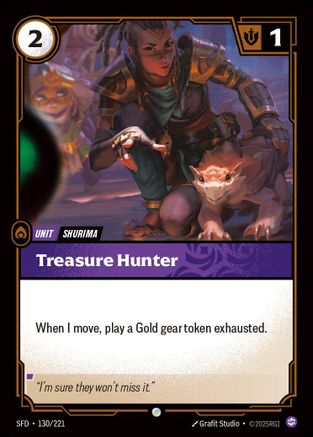 Treasure Hunter (130/221) CN - Spiritforged Foil