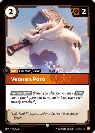 Veteran Poro (099/221) CN - Spiritforged