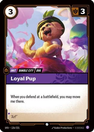 Loyal Pup (126/221) CN - Spiritforged Foil