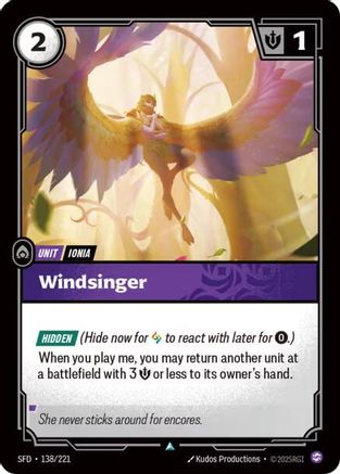 Windsinger (138/221) CN - Spiritforged Foil