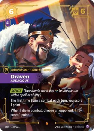 Draven - Audacious (148/221) CN - Spiritforged Foil