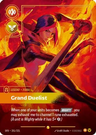 Fiora - Grand Duelist (Overnumbered) (251/221) CN - Spiritforged Foil