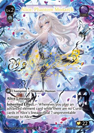 Alice, Phantom Monarch (CUR) (004) - Phantom Monarchs Foil
