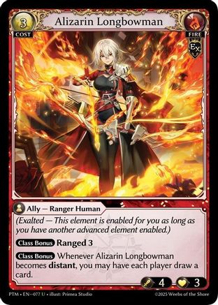 Alizarin Longbowman (077) - Phantom Monarchs Foil