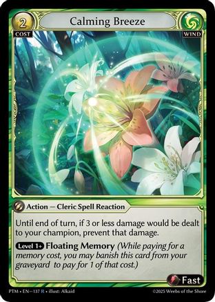 Calming Breeze (137) - Phantom Monarchs Foil