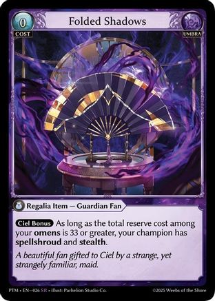 Folded Shadows (026) - Phantom Monarchs Foil
