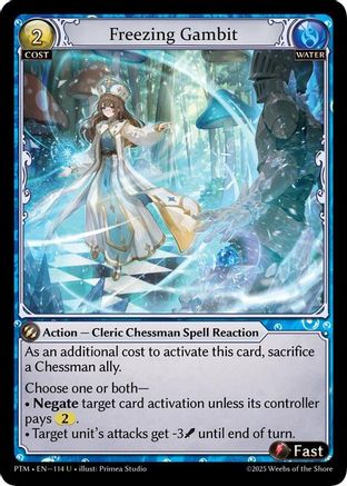 Freezing Gambit (114) - Phantom Monarchs Foil