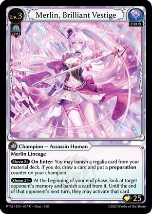 Merlin, Brilliant Vestige (007) - Phantom Monarchs Foil
