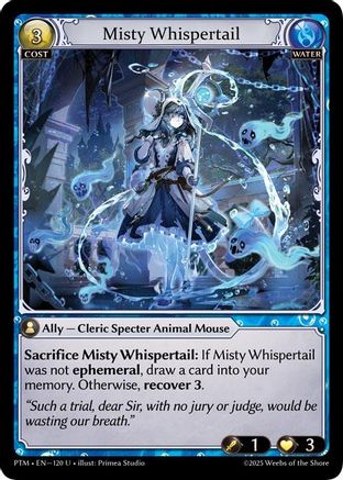 Misty Whispertail (120) - Phantom Monarchs Foil