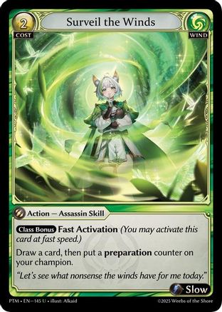 Surveil the Winds (153) - Phantom Monarchs Foil