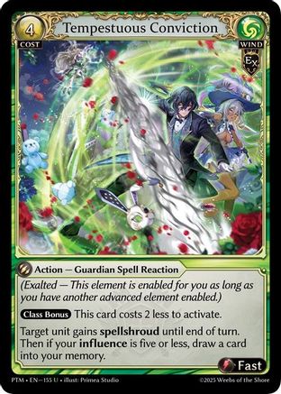Tempestuous Conviction (155) - Phantom Monarchs Foil