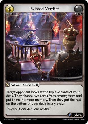 Twisted Verdict (072) - Phantom Monarchs