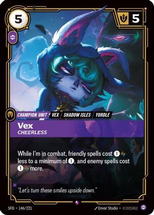 Vex - Cheerless (146/221) CN - Spiritforged Foil