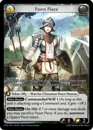 Pawn Piece (Curio Foil) (055) - Phantom Monarchs Foil