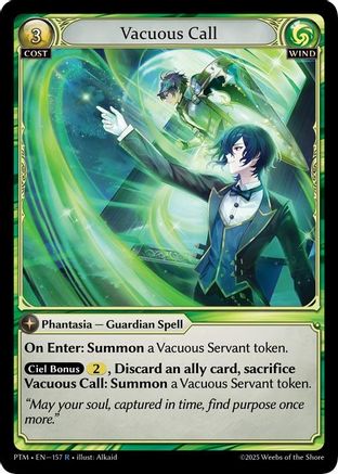 Vacuous Servant (Curio Foil) (158) - Phantom Monarchs Foil