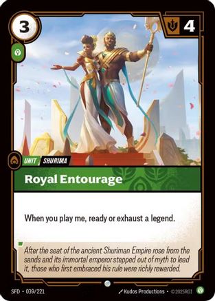 Royal Entourage (039/221) CN - Spiritforged Foil
