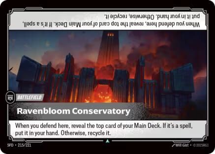 Ravenbloom Conservatory (215/221) CN - Spiritforged Foil