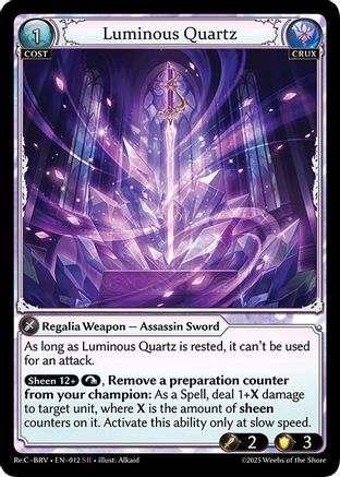 Luminous Quartz (012) - Merlin Re Collection Brilliant Vestige