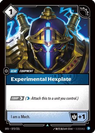 Experimental Hexplate (073/221) CN - Spiritforged Foil