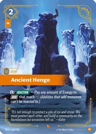 Ancient Henge (117/221) CN - Spiritforged Foil
