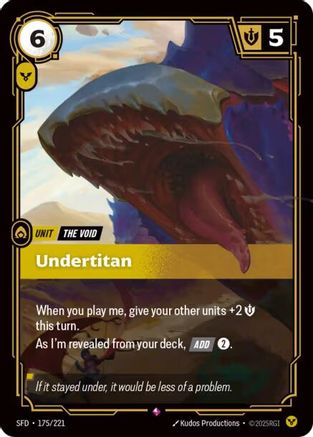 Undertitan (175/221) CN - Spiritforged Foil