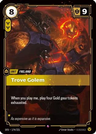 Trove Golem (174/221) CN - Spiritforged Foil