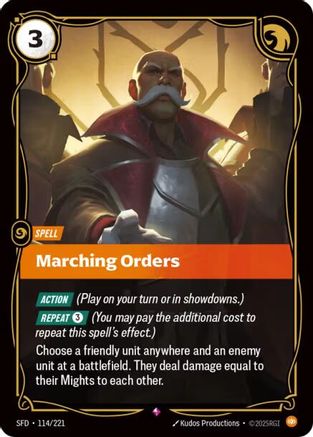 Marching Orders (114/221) CN - Spiritforged Foil