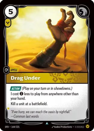 Drag Under (164/221) CN - Spiritforged Foil