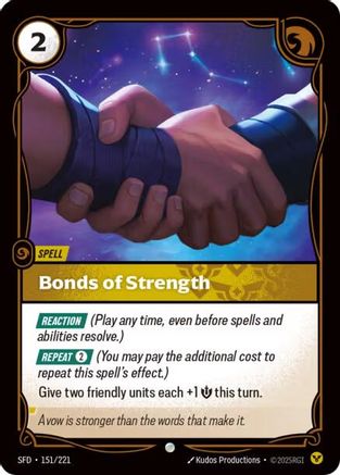 Bonds of Strength (151/221) CN - Spiritforged Foil