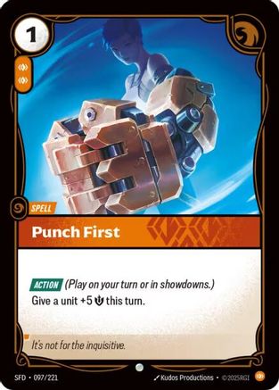Punch First (097/221) CN - Spiritforged Foil