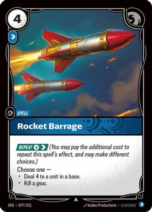 Rocket Barrage (077/221) CN - Spiritforged