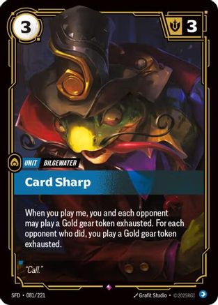 Card Sharp (081/221) CN - Spiritforged Foil