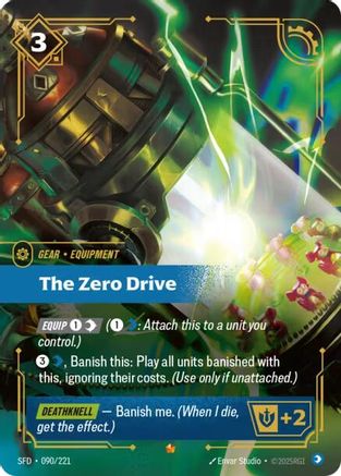 The Zero Drive (090/221) CN - Spiritforged Foil