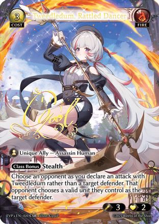 Tweedledum, Rattled Dancer (CSR) (101) - Promotional Cards Foil