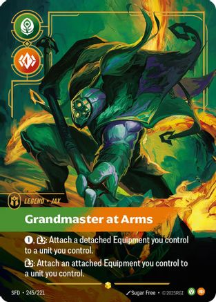 Jax - Grandmaster At Arms (Overnumbered) (245/221) CN - Spiritforged Foil